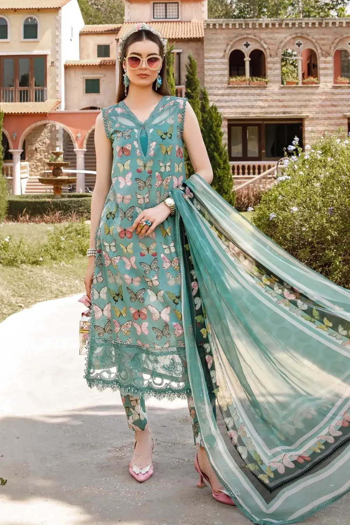 Maria B Unstitched M.Prints | MPT-1701-A