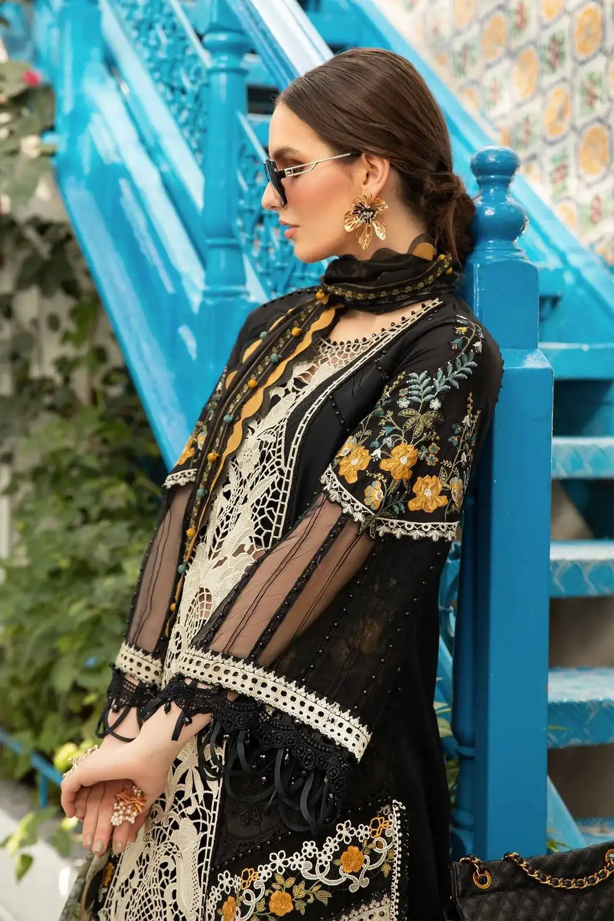 D-2415-B | Unstitched Lawn | Maria. B.