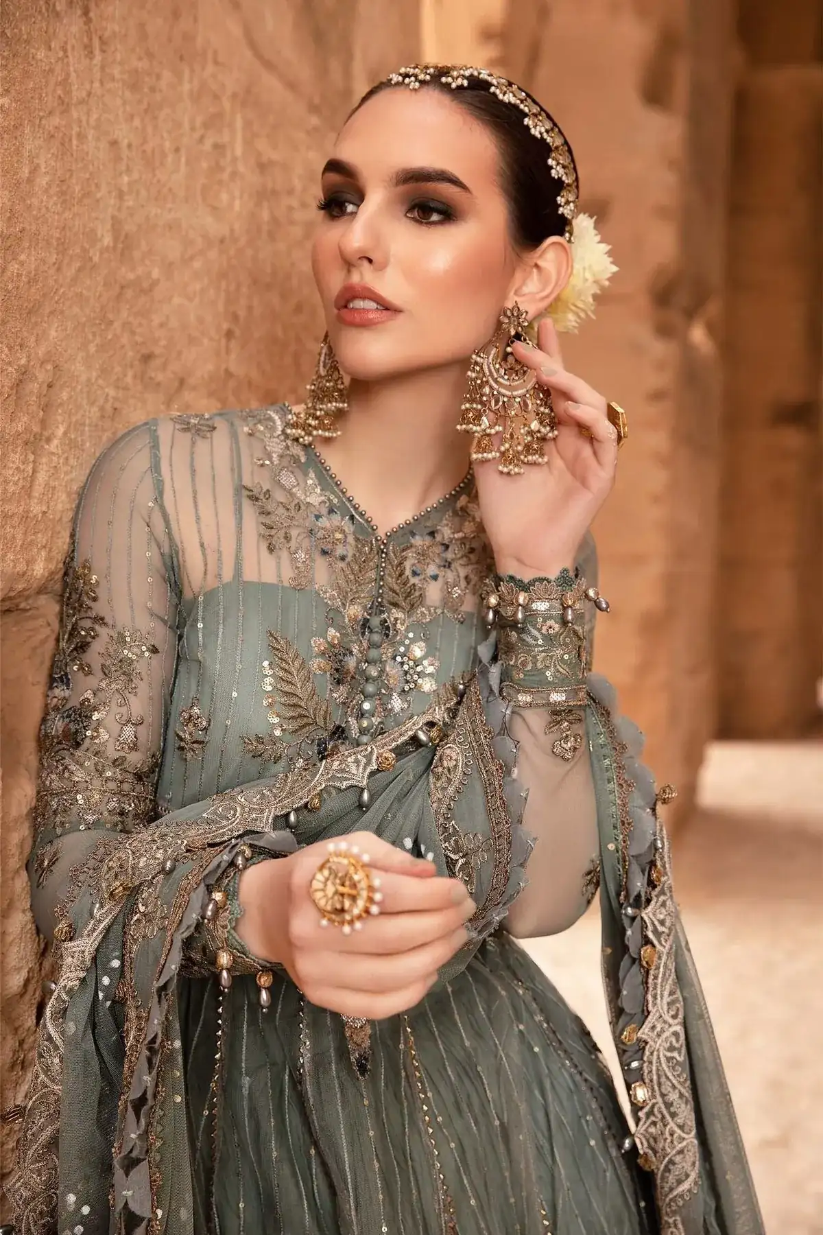 D-2403-A | Unstitched Lawn | Maria. B.