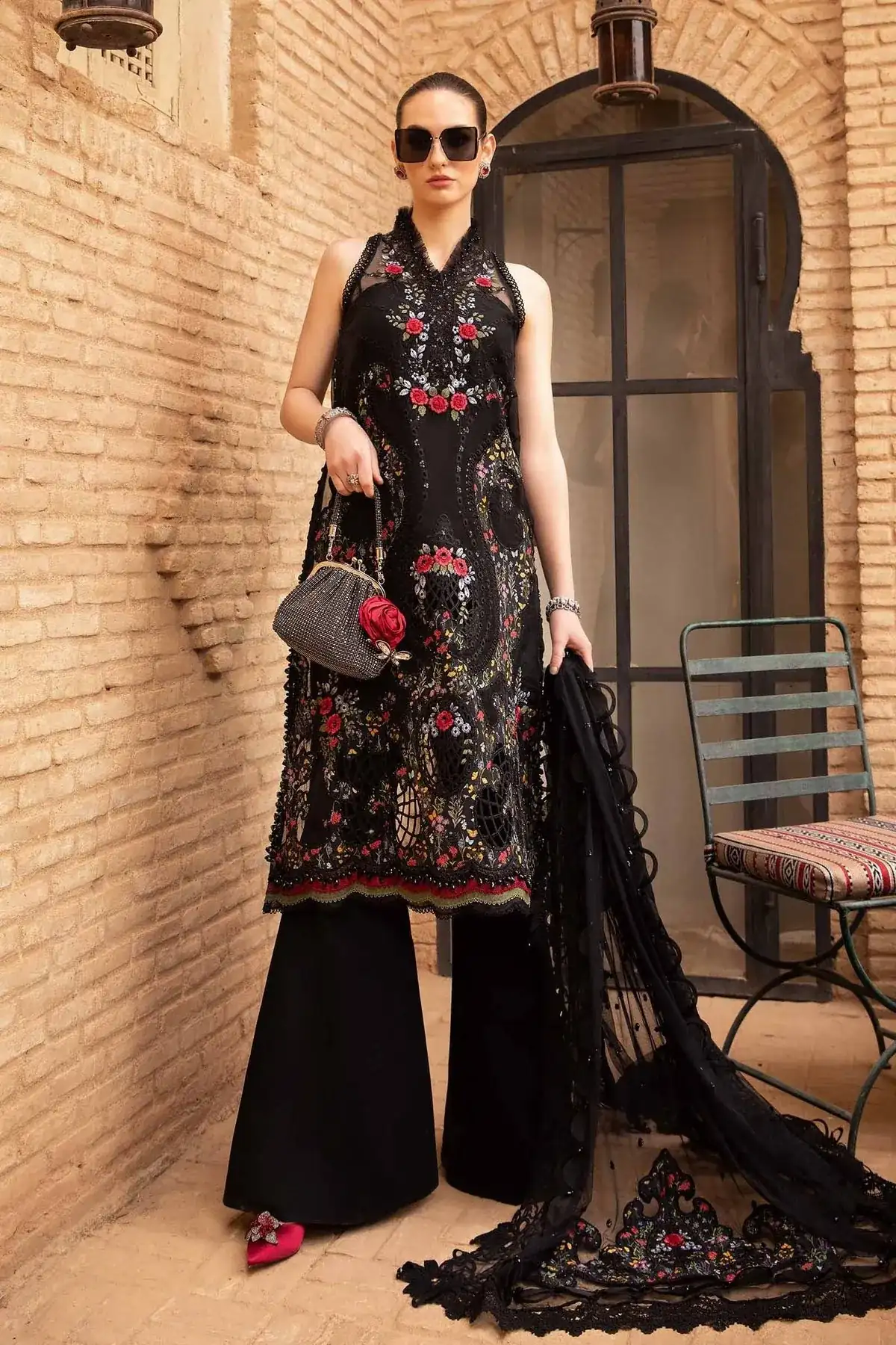 D-2405-B | Unstitched Lawn | Maria. B.