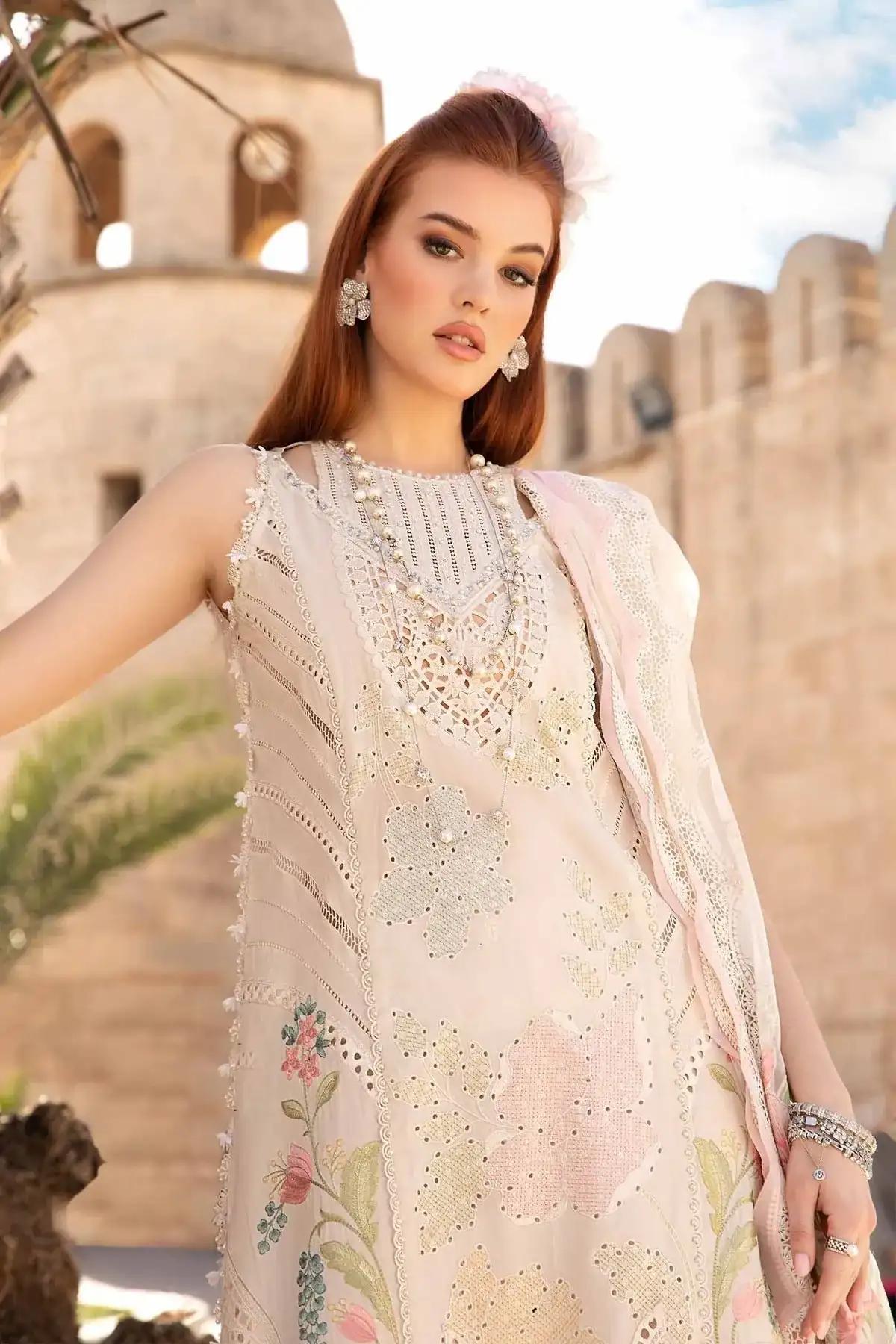 D-2407-A | Unstitched Lawn | Maria. B.