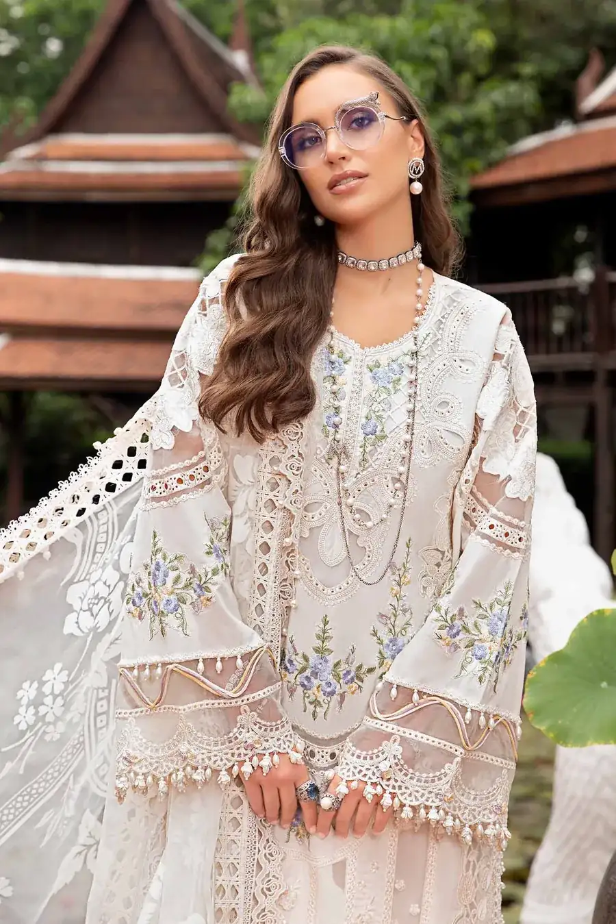 Maria B Embroidered 3 PIECE - UNSTITCHED SUIT | EID LAWN-24-04