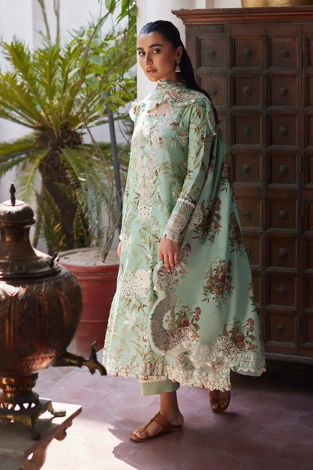 Zaha Festive'24 - Elan 3 Pc- Unstitched MEHR (ZF24-04)
