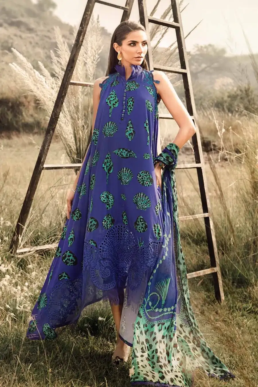 Mprints Winter Printed Linen Suit | MPT-2410-A