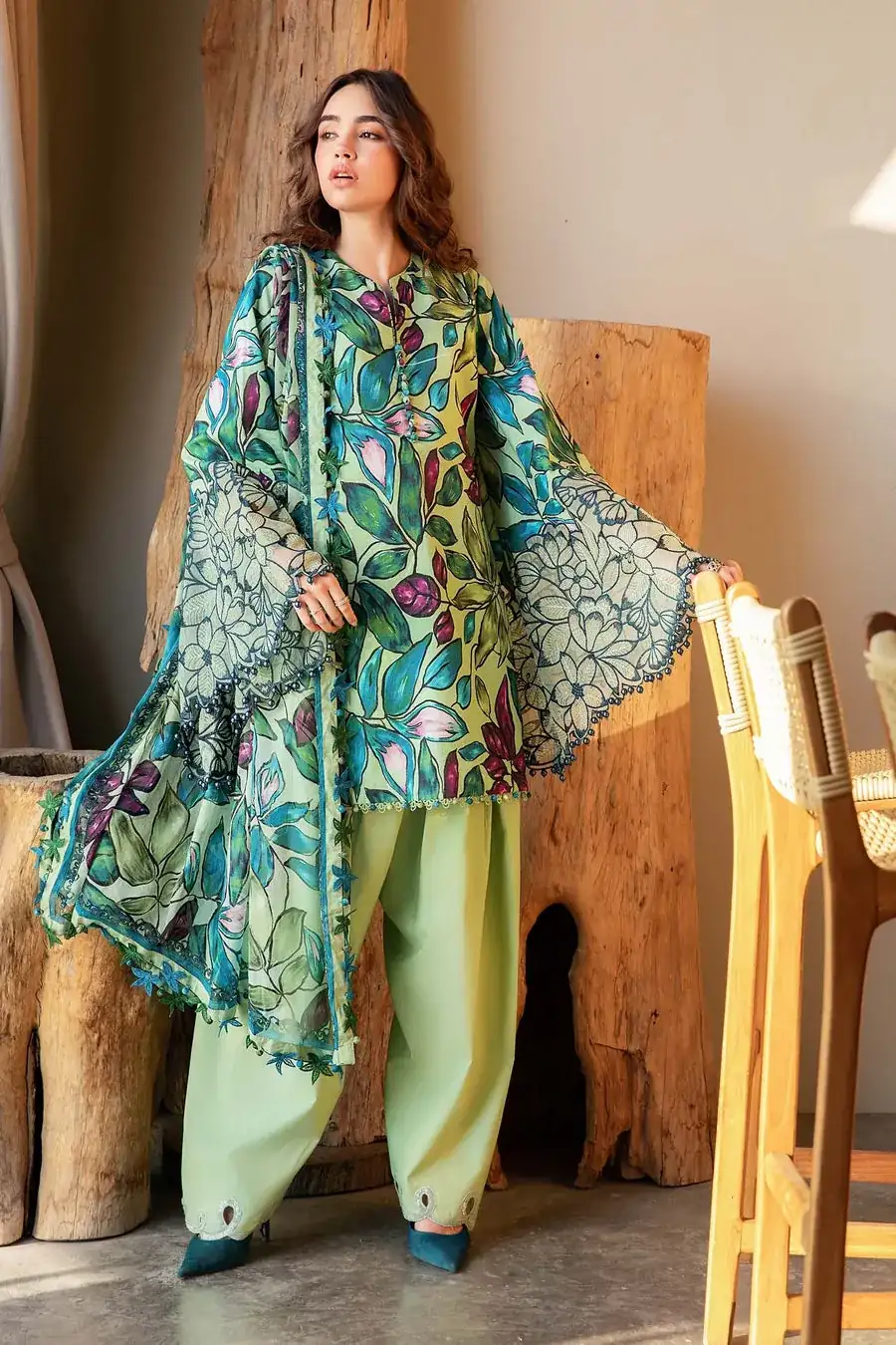 Maria B Mprints'25 Printed Lawn Suit | MPT-2505-B