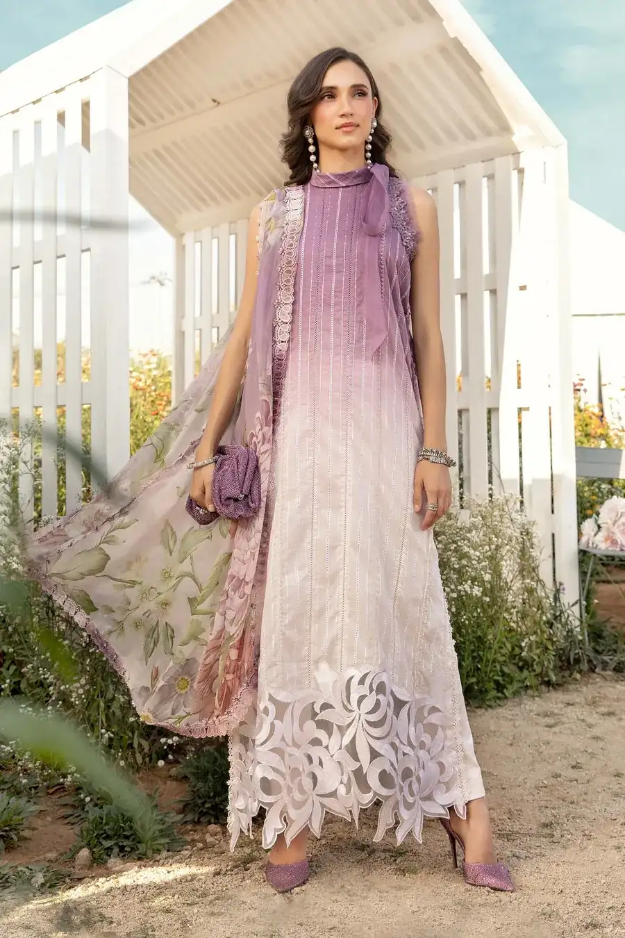 Maria B Mprints'25 Printed Lawn Suit | MPT-2506-B