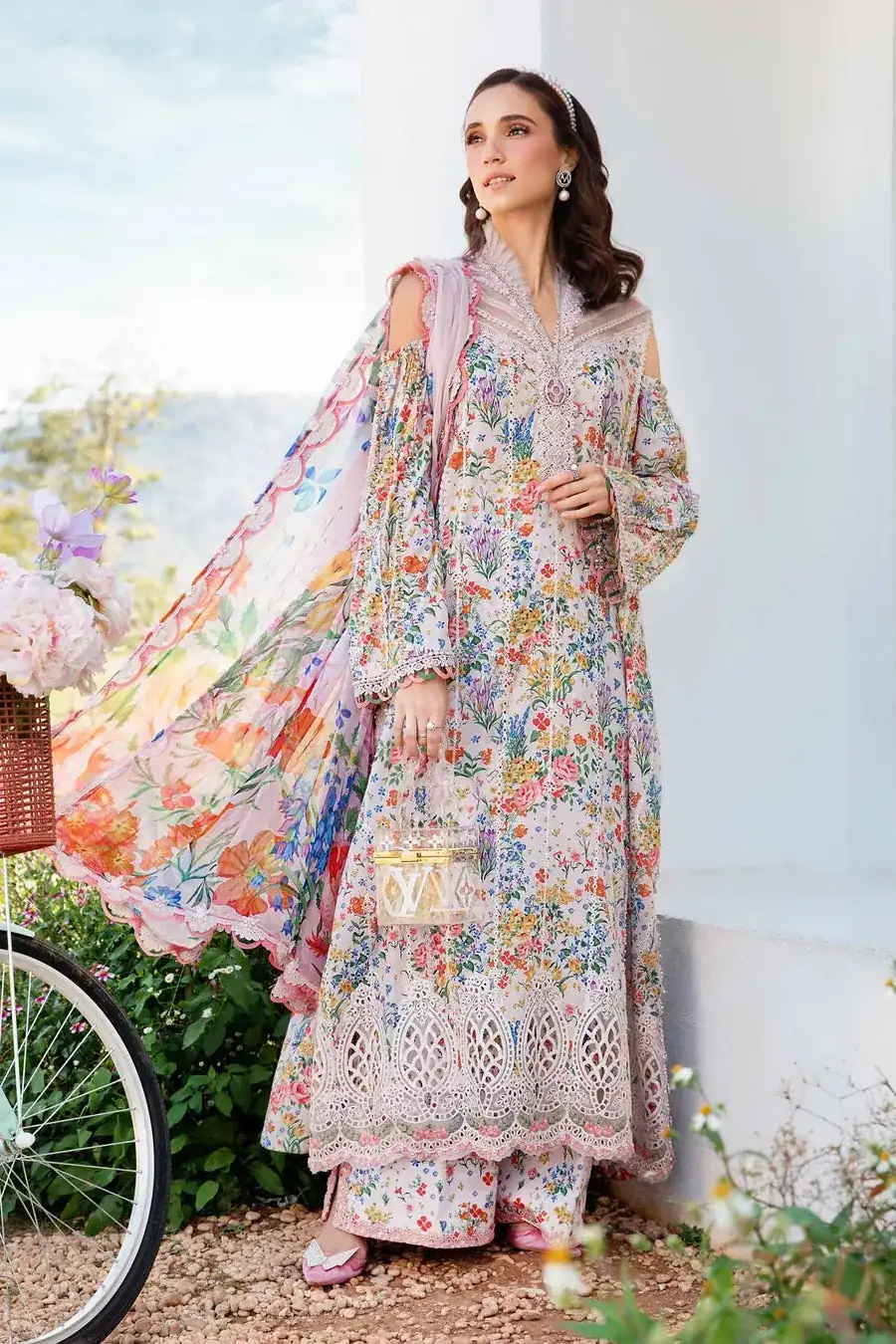 Maria B Mprints'25 Printed Lawn Suit | MPT-2507-A