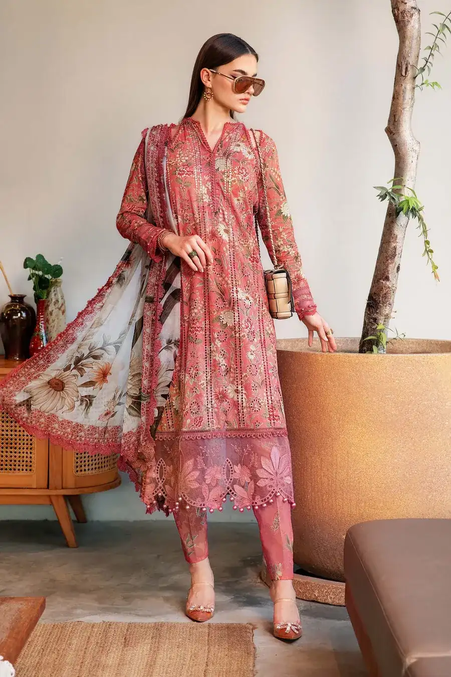Maria B Mprints'25 Printed Lawn Suit | MPT-2508-A