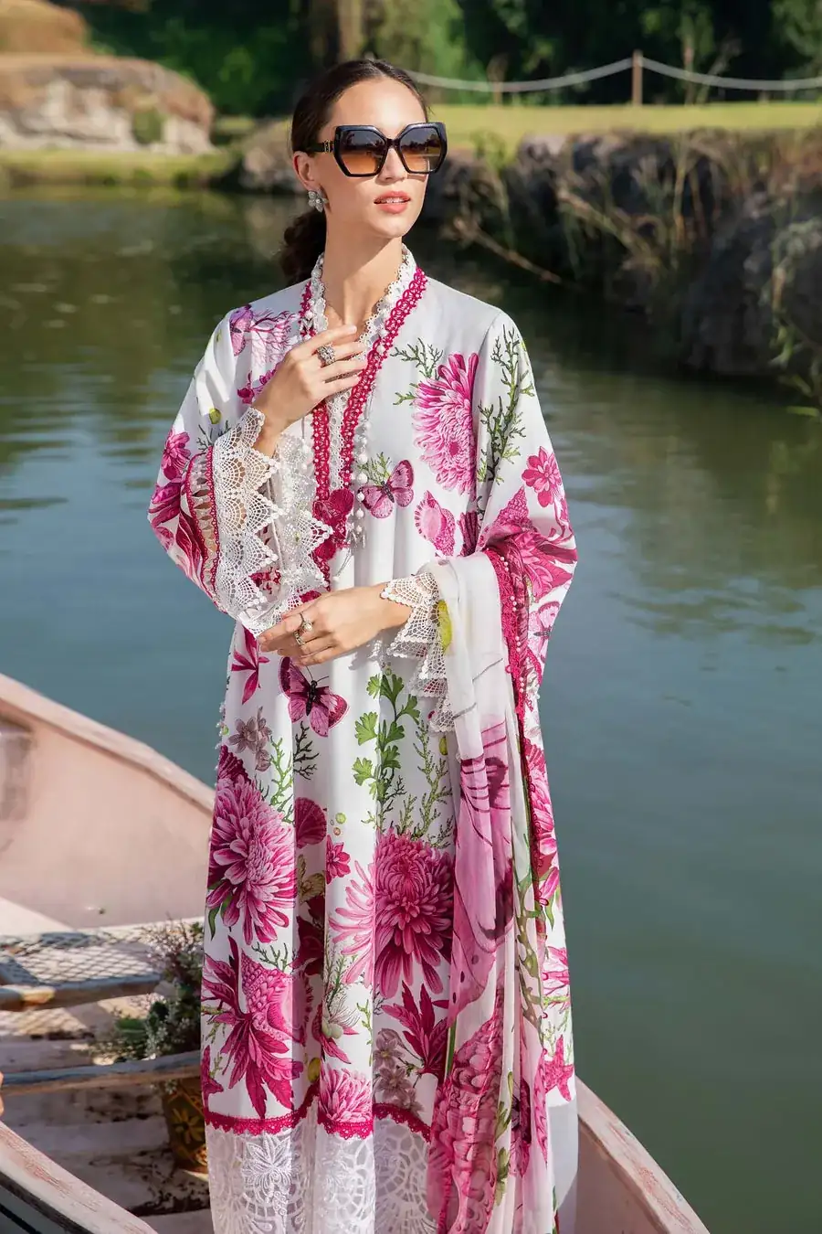 Maria B Mprints'25 Printed Lawn Suit | MPT-2510-A
