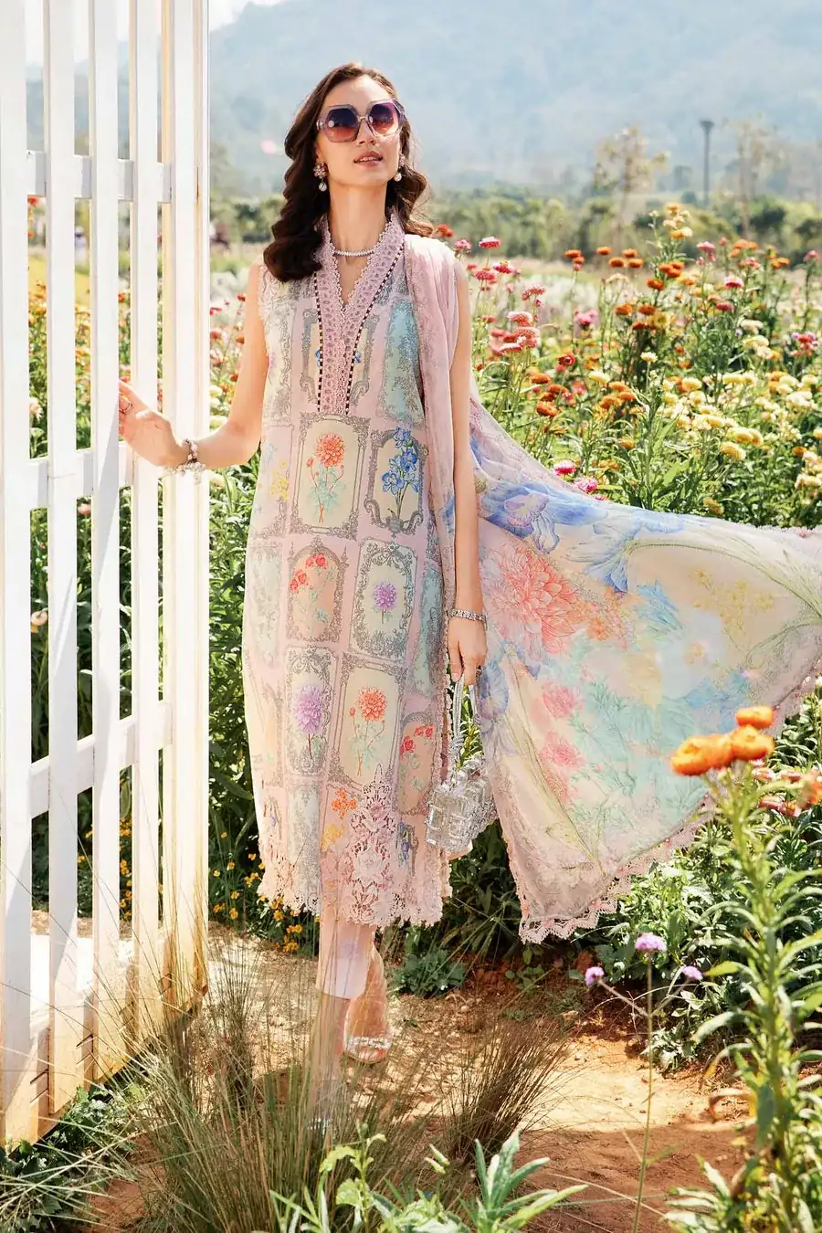 Maria B Mprints'25 Printed Lawn Suit | MPT-2511-A