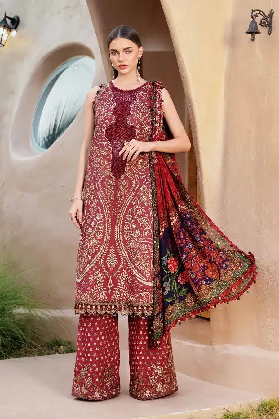 Maria B Mprints'25 Printed Lawn Suit | MPT-2512-A