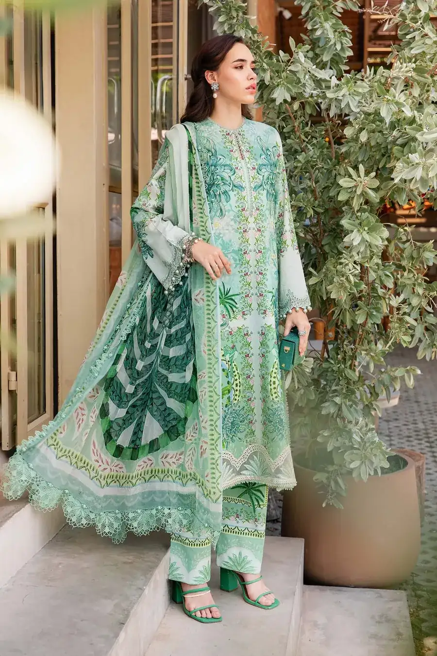 Maria B Mprints'25 Printed Lawn Suit | MPT-2514-A