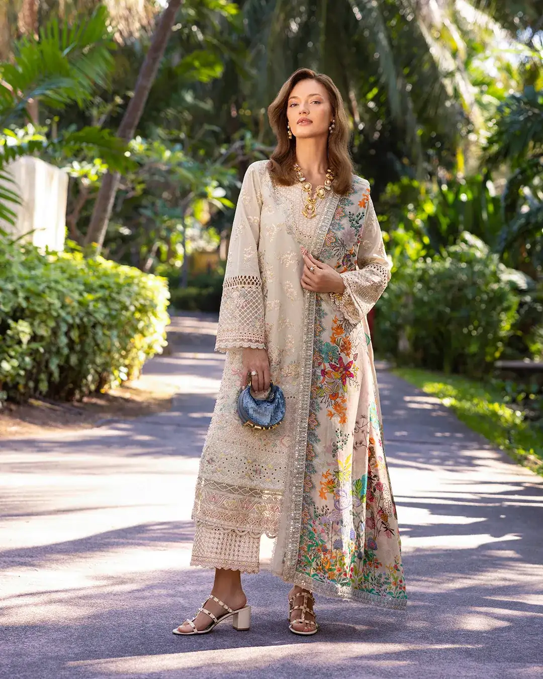 Faiza Saqlain - Zinnia Luxury Lawn 25 - Delilah