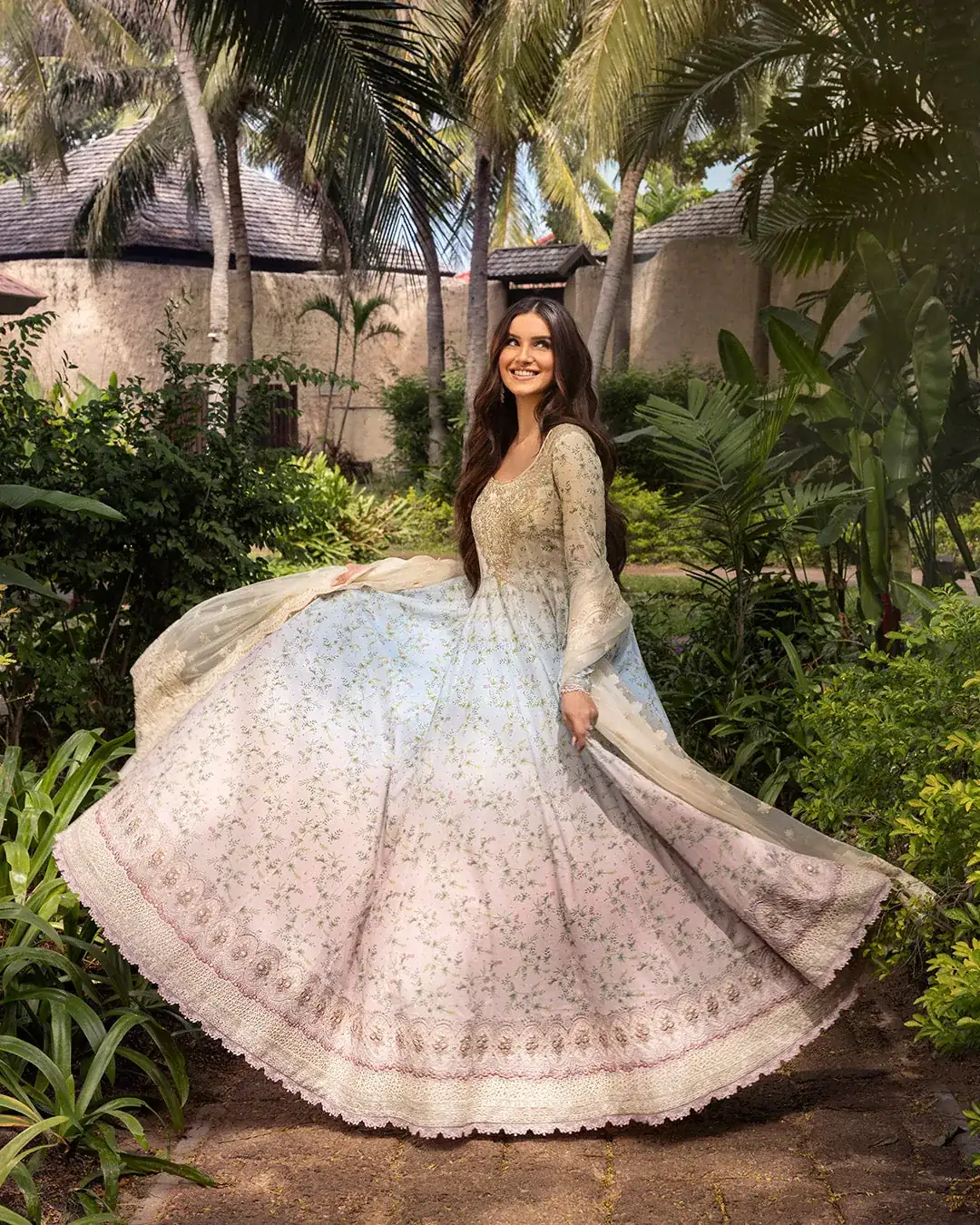 Faiza Saqlain - Zinnia Luxury Lawn 25 - Freesia