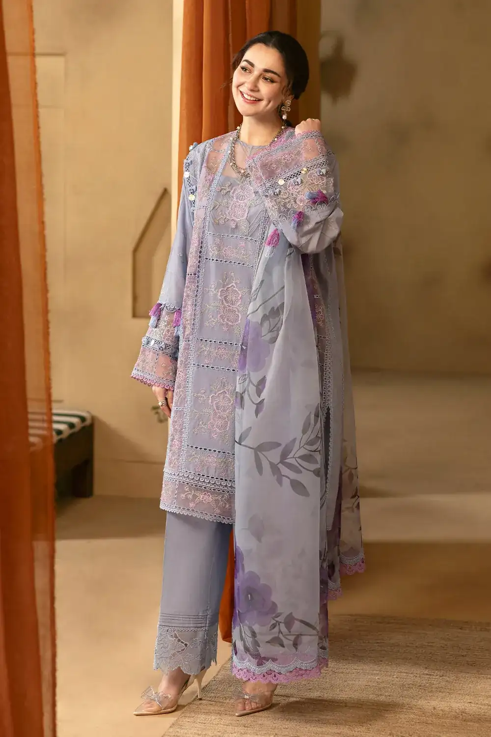 Saira Rizwan Luxury Lawn '25 EDRINA-SRL25-03