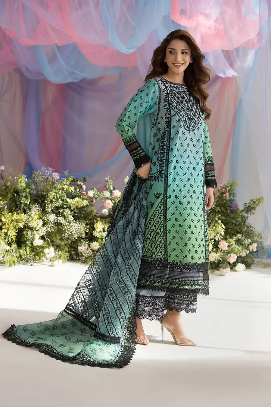 DESIGN 12A LUXURY LAWN 2025 UNSTITCHED L25-12A