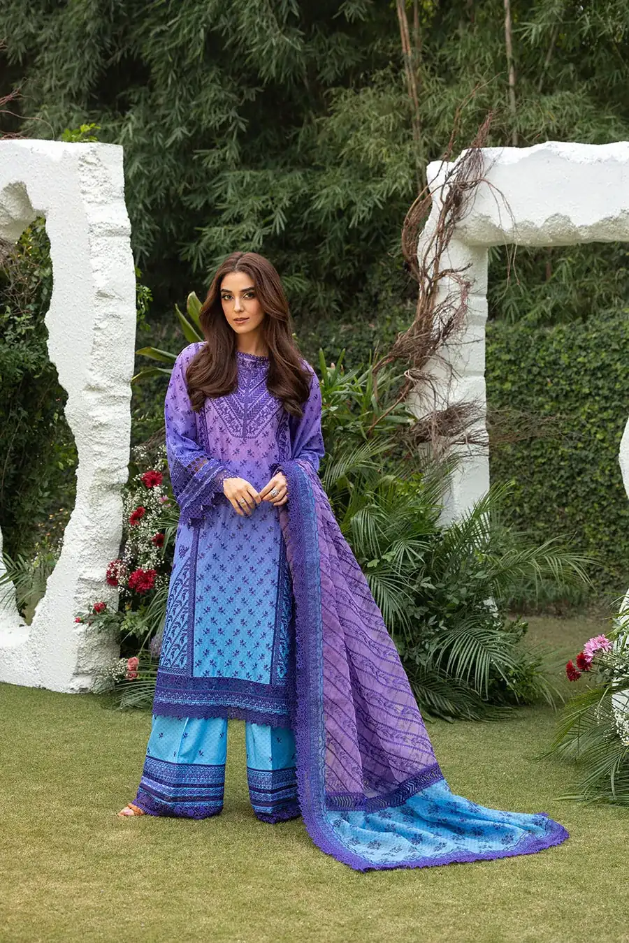 DESIGN 12B LUXURY LAWN 2025 UNSTITCHED L25-12B