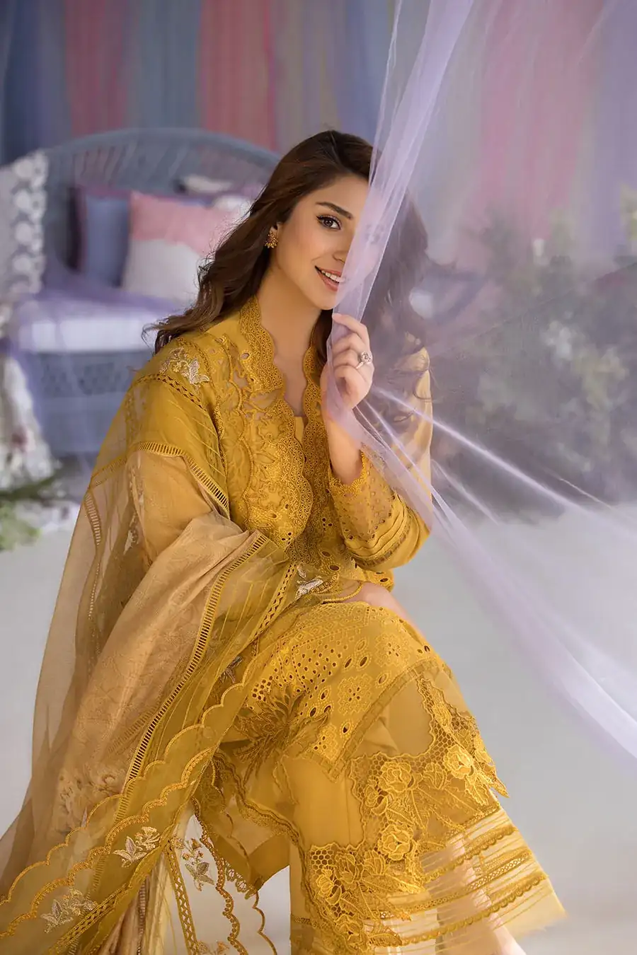DESIGN 1A LUXURY LAWN 2025 UNSTITCHED L25-1A