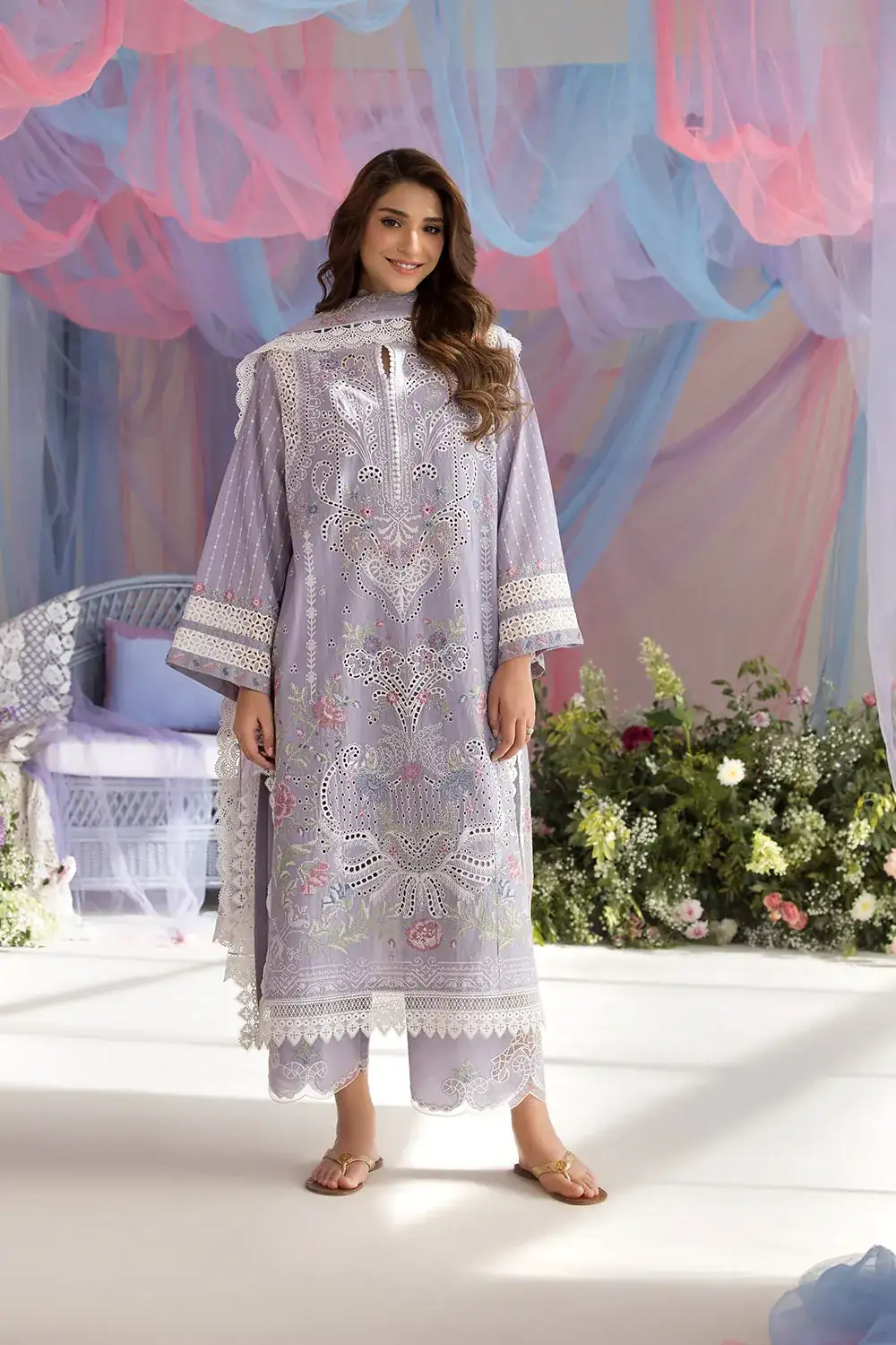 DESIGN 5A LUXURY LAWN 2025 UNSTITCHED L25-5A