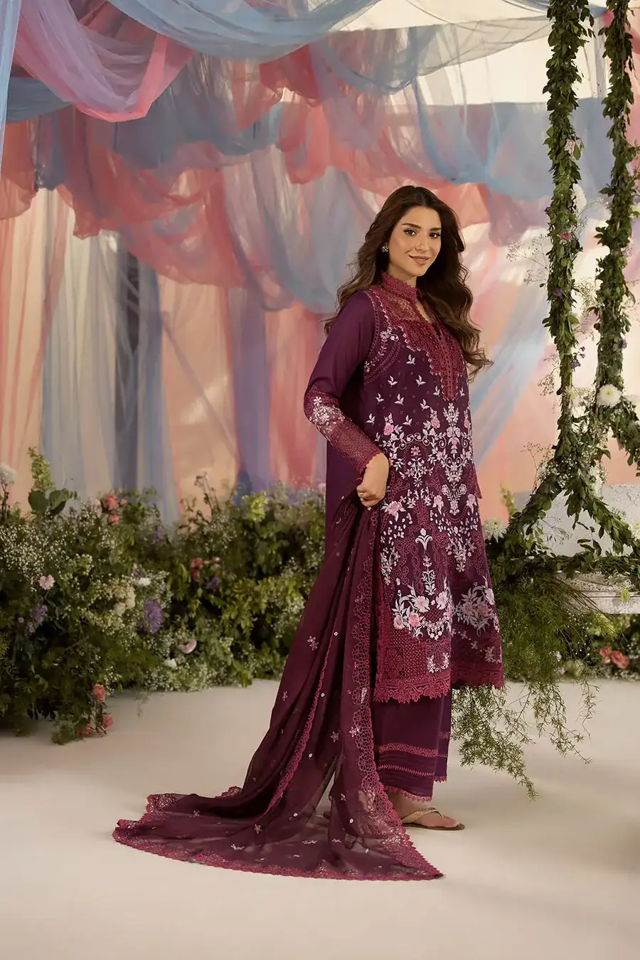DESIGN 6A LUXURY LAWN 2025 UNSTITCHED L25-6A