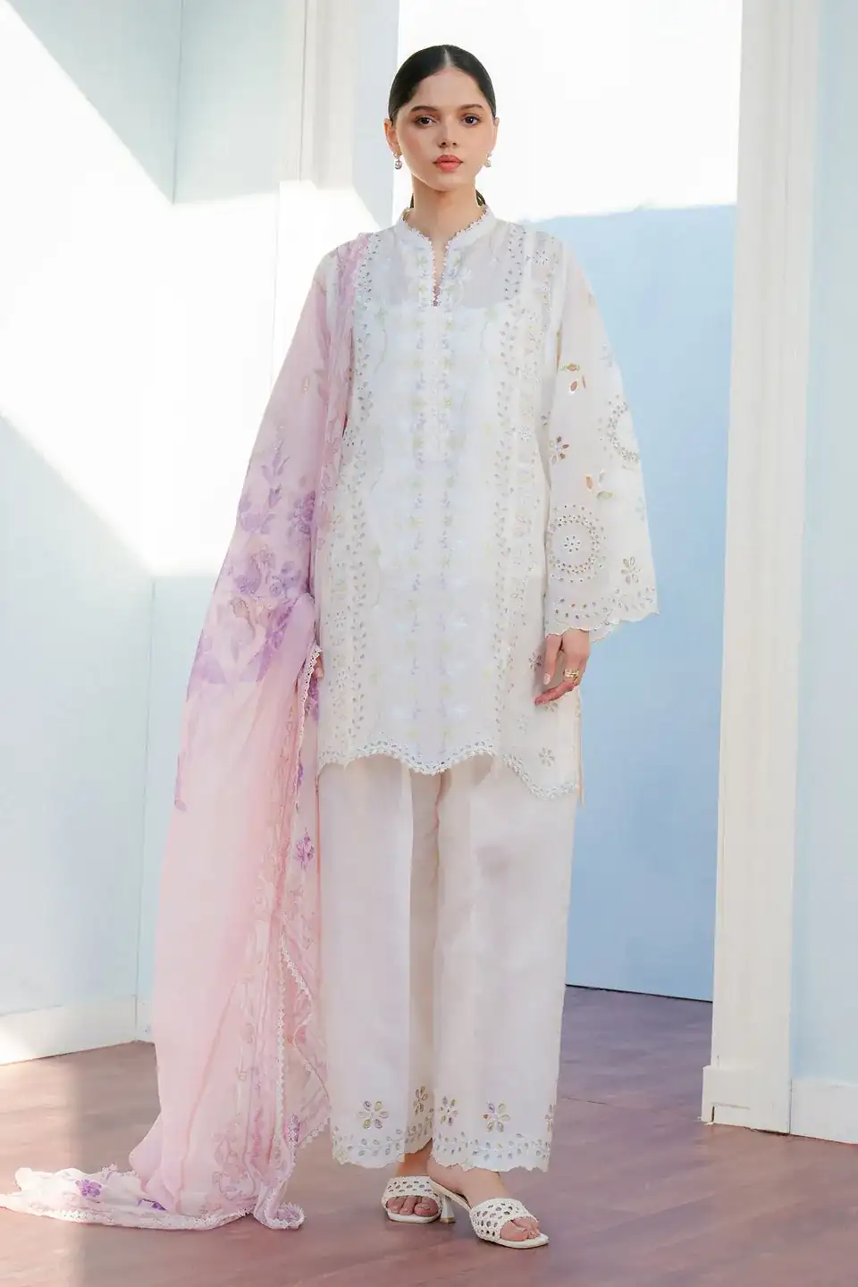 Coco By Zara Shahjahan Jacquard Suits CZS25L SILAS-5B