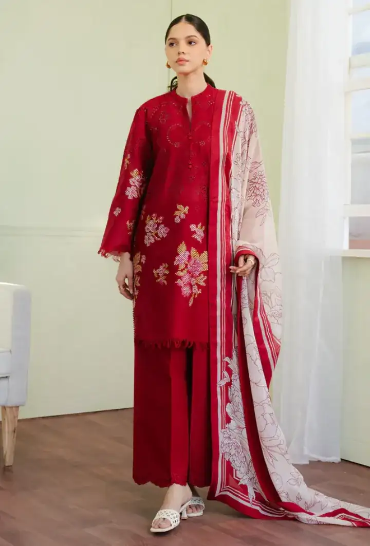 Coco By Zara Shahjahan Embroidered Jacquard Suits CZS25L VALI-6A