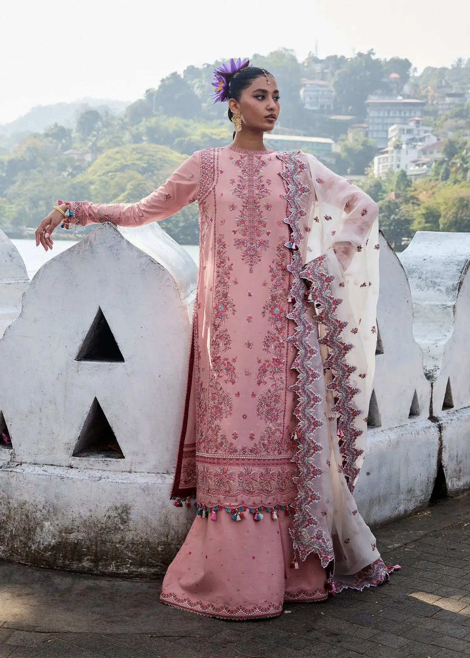 Hussain Rehar Summer Luxury Lawn_Peaar