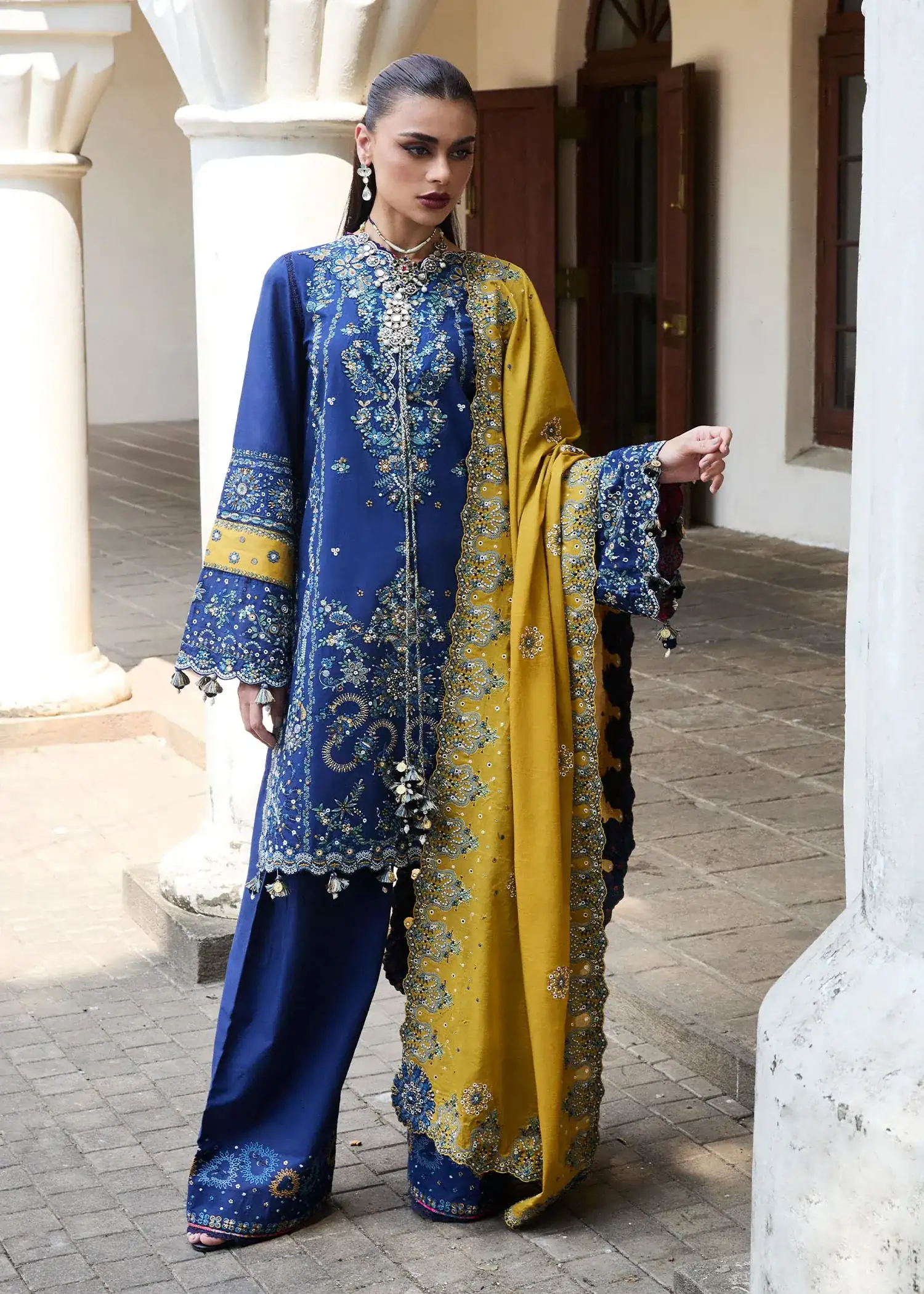 Hussain Rehar Summer Luxury Lawn_ Riviera