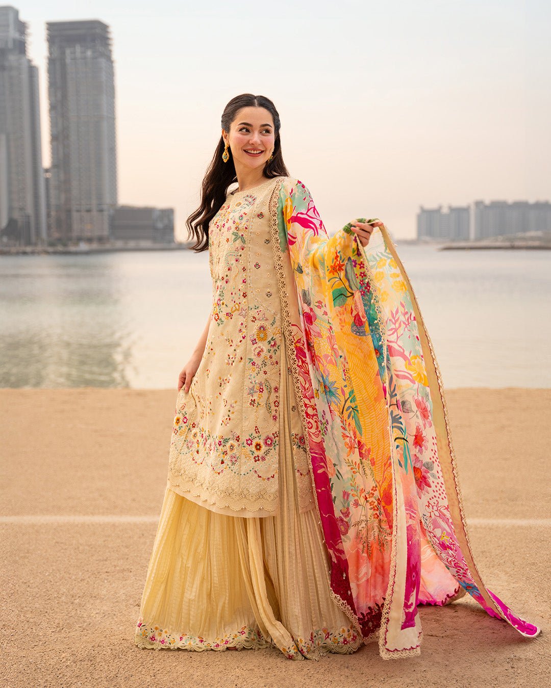 Faiza Saqlain - AYA Luxury Lawn 26-Merjem