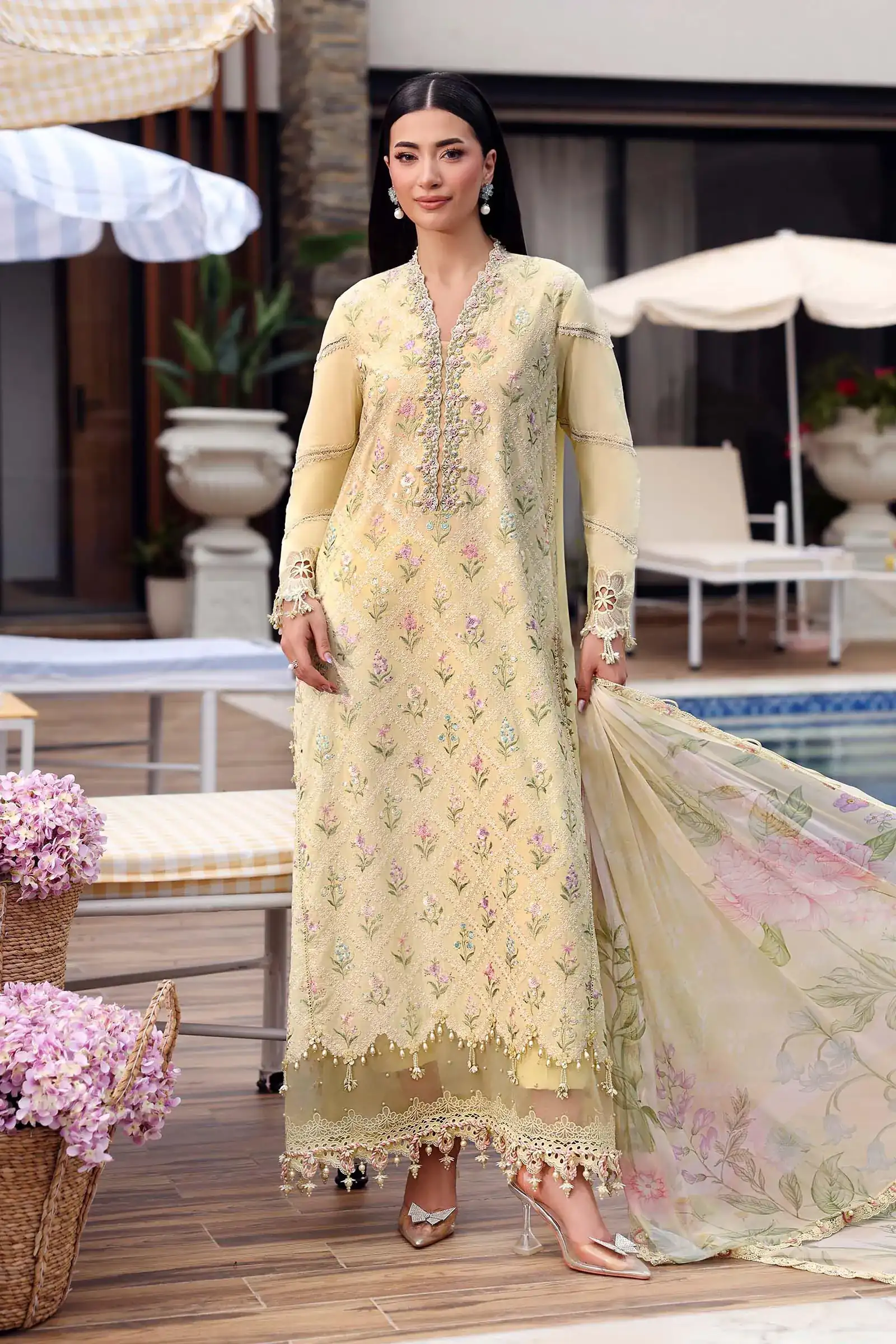 Maria B Mprints'26 Printed Lawn Suit | MPT-3001-A in