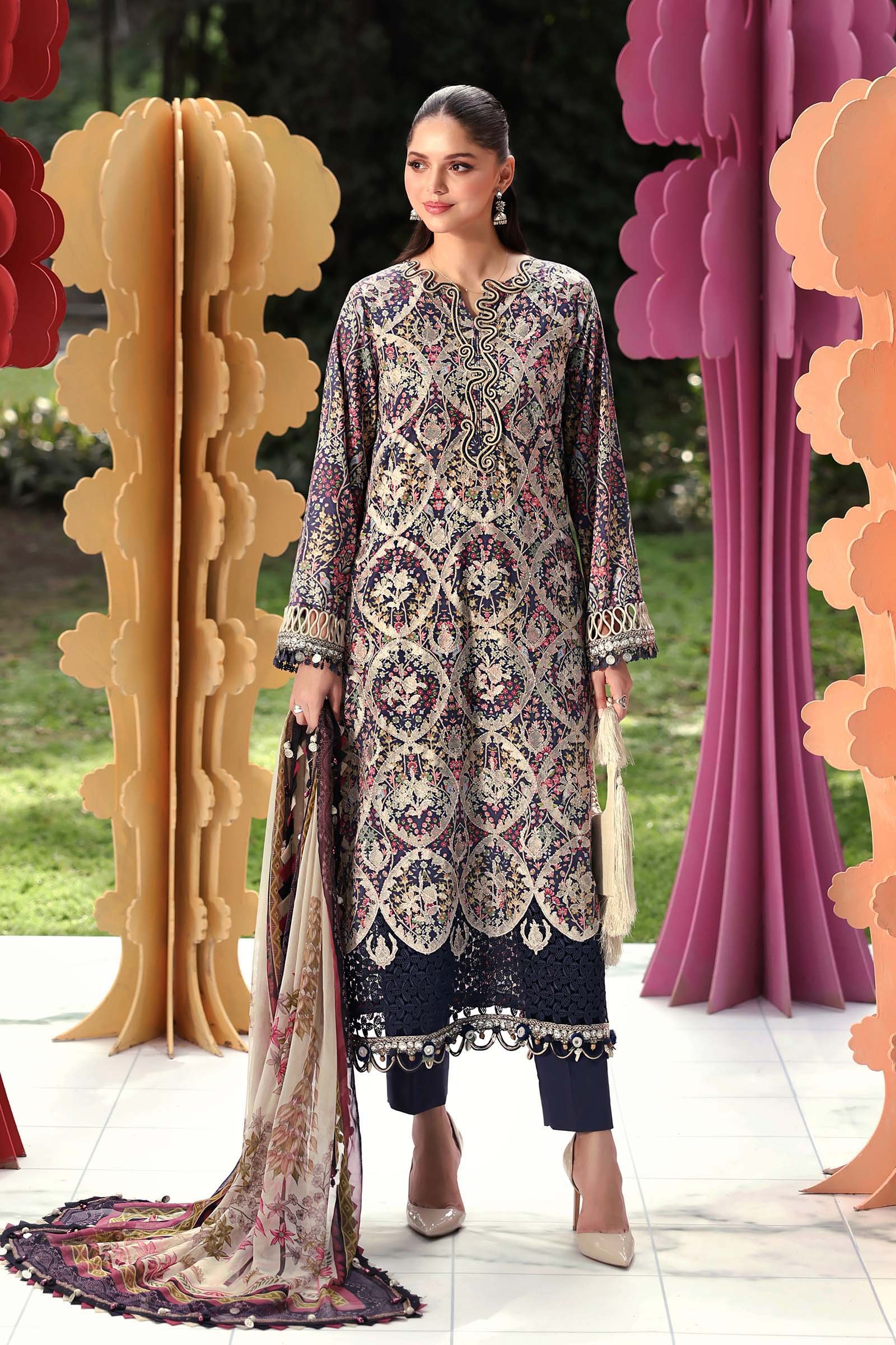 Maria B Mprints'26 Printed Lawn Suit | MPT-3003-B