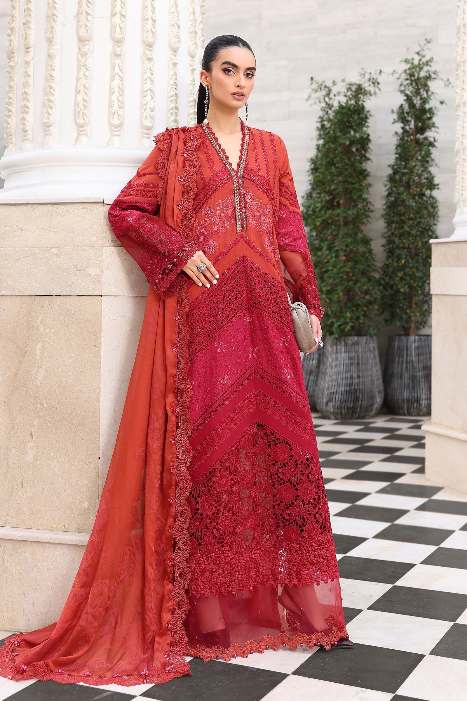 Unstitched Embroidered Luxury Lawn EID EDITS 26' D13