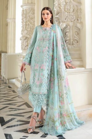 Unstitched Embroidered Luxury Lawn EID EDITS 26' D15