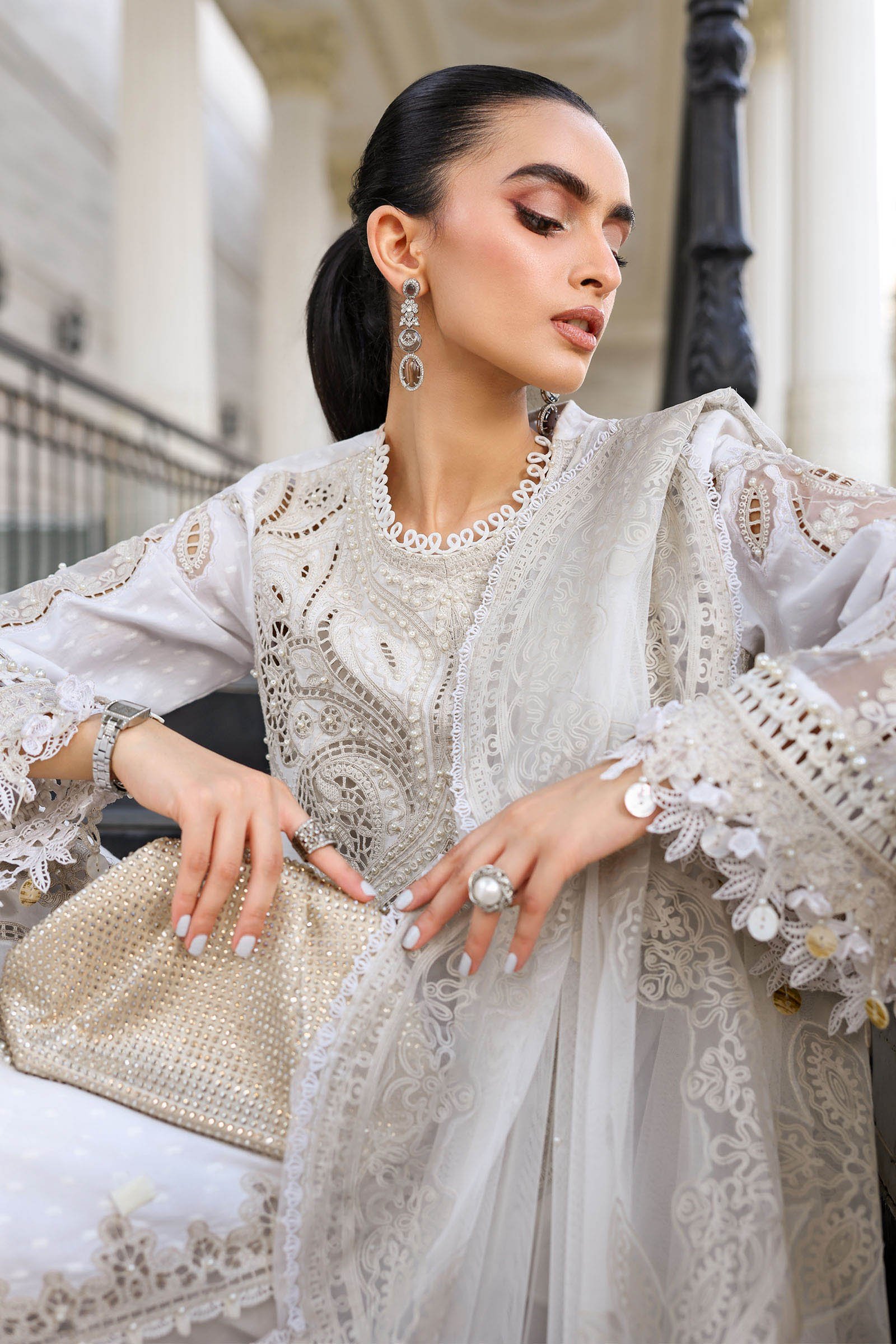 Unstitched Embroidered Luxury Lawn EID EDITS 26' D1