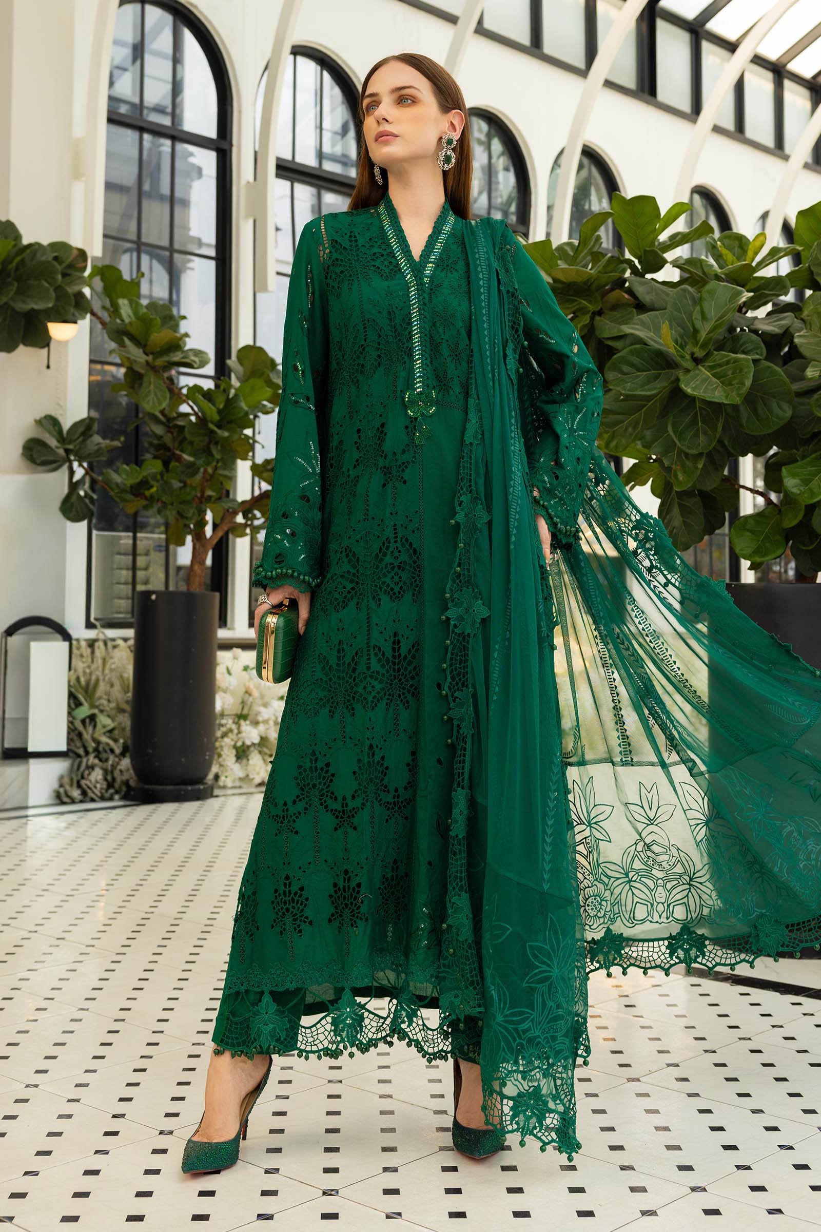 Unstitched Embroidered Luxury Lawn EID EDITS 26' D4
