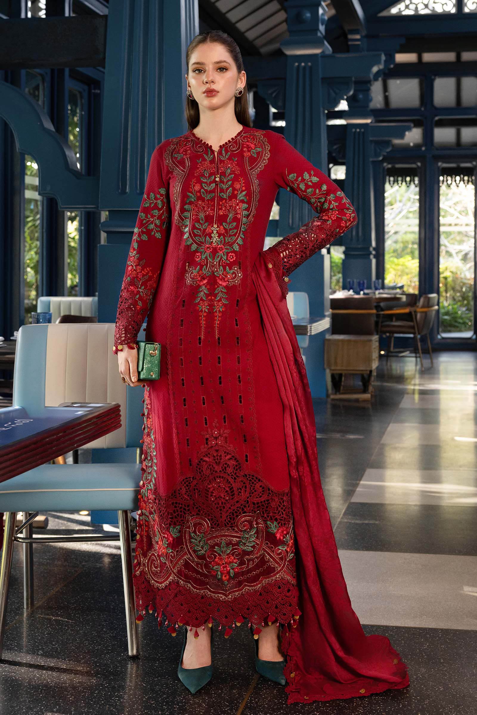 Unstitched Embroidered Luxury Lawn EID EDITS 26' D5