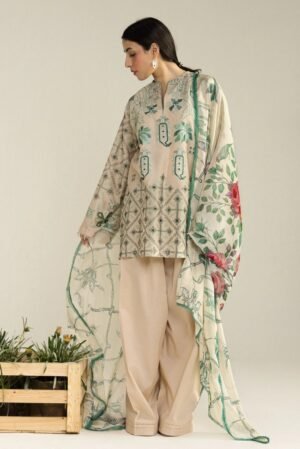 Coco by Zara Shahjahan Lawn Unstitched  Embroidered Eid Collection SOREN-9B