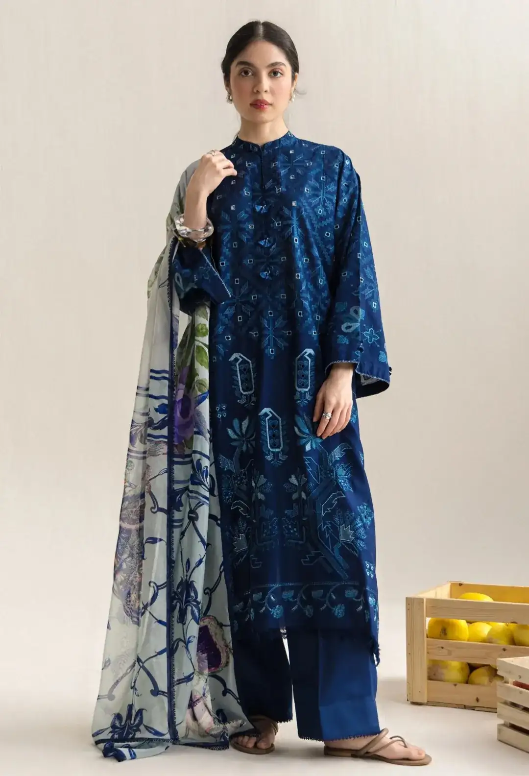 Coco by Zara Shahjahan Lawn Unstitched  Embroidered Eid Collection SOREN-9A