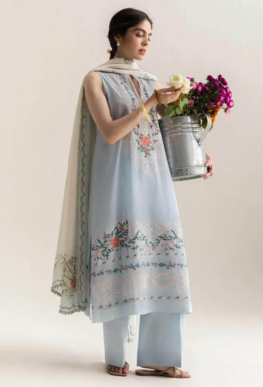Coco by Zara Shahjahan Lawn Unstitched  Embroidered Eid Collection KIAN-8B