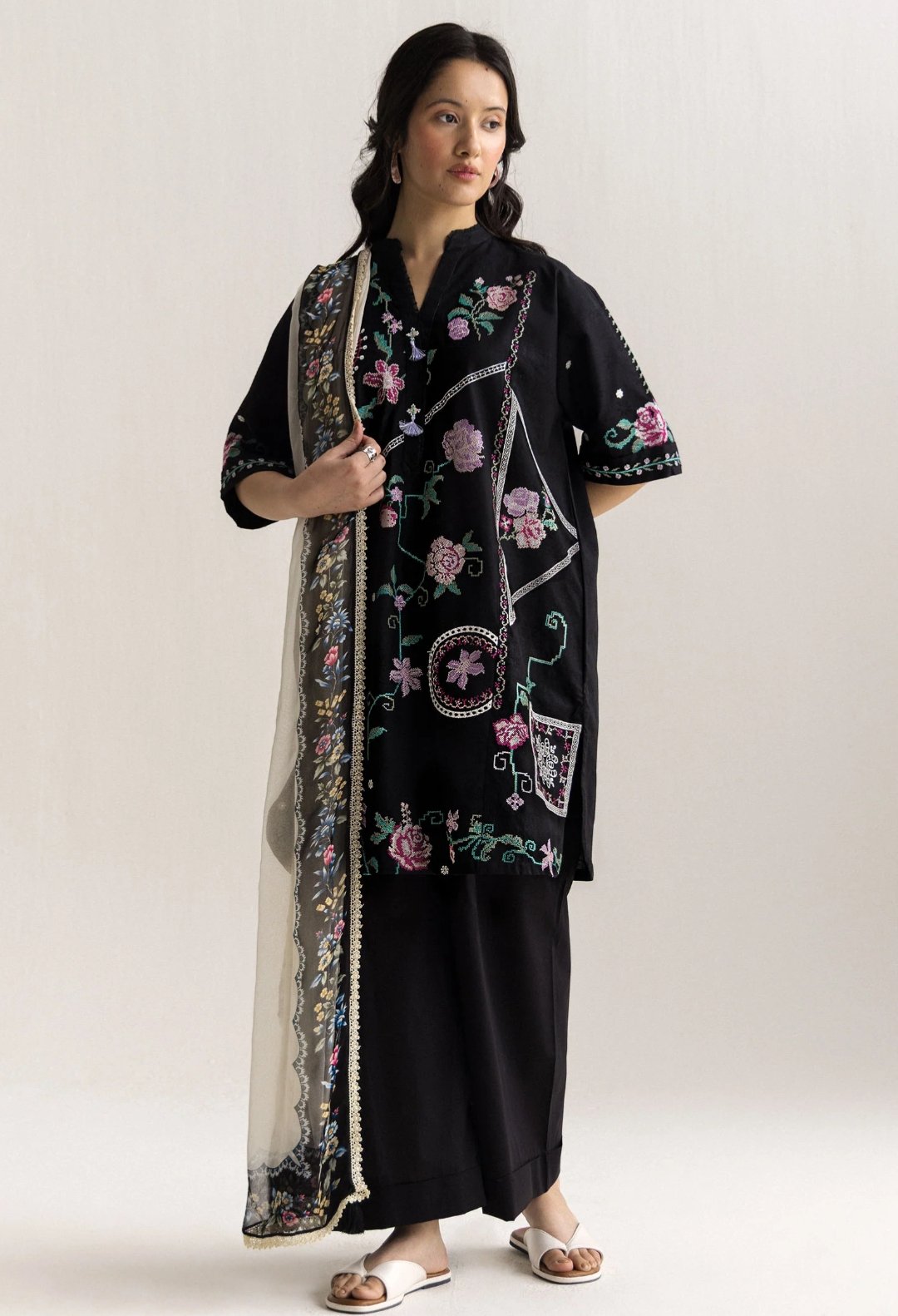 Coco by Zara Shahjahan Lawn Unstitched  Embroidered Eid Collection INES-6A