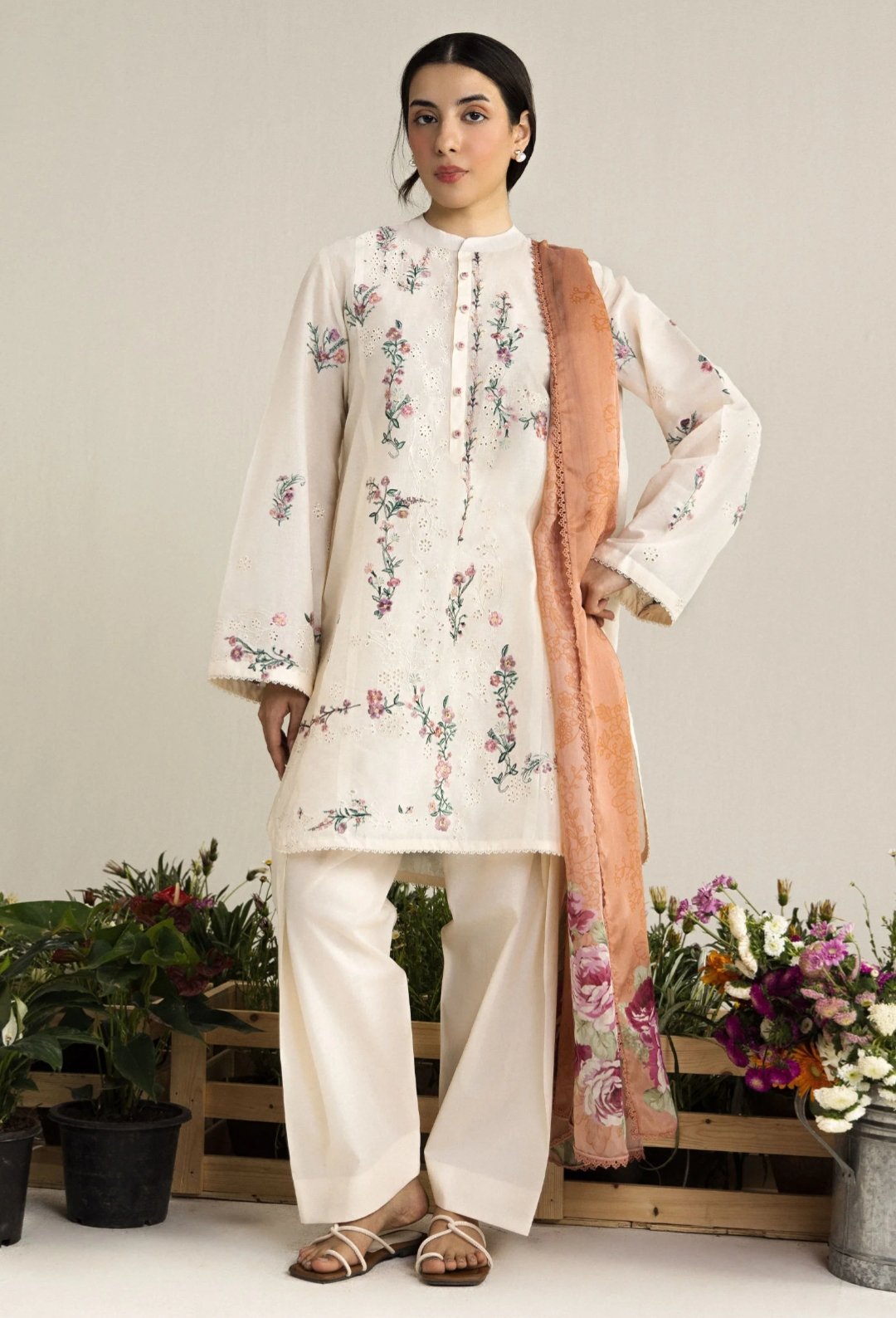 Coco by Zara Shahjahan Lawn Unstitched  Embroidered Eid Collection YURA-3A