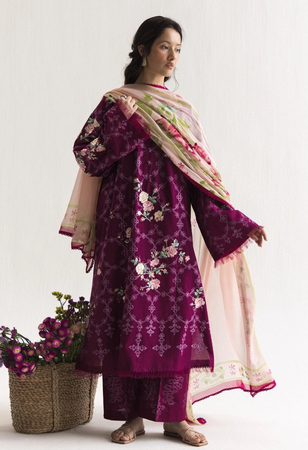 Coco by Zara Shahjahan Lawn Unstitched  Embroidered Eid Collection AIRI-1A