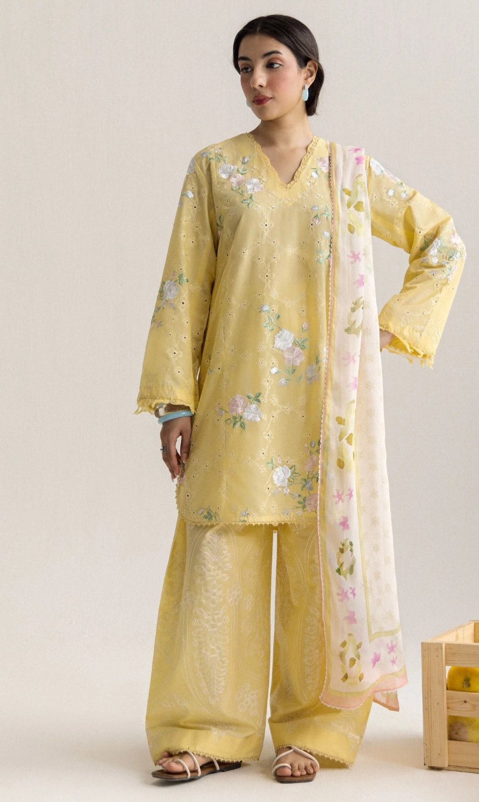 Coco by Zara Shahjahan Lawn Unstitched  Embroidered Eid Collection AIRI-1B